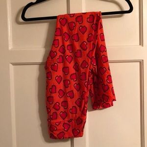 New LuLaRoe Valentine Leggings-OS